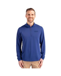 Cutter & Buck - Mens Virtue Eco Pique Recycled Quarter-Zip Pullover